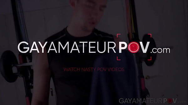 Gorgeous Jimmy Bud passionately jerks his big cock after working out