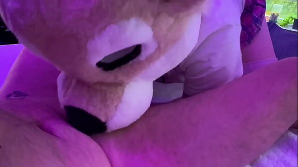 femboy fox fursuiter makes a sex tape with sexy older furry